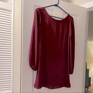 Long sleeve shift dress- size small